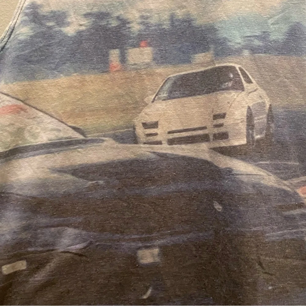 HARDTUNED HARD TUNED RX7 Graphic Racer Tank Top Large L NEW - Picture 2 of 3